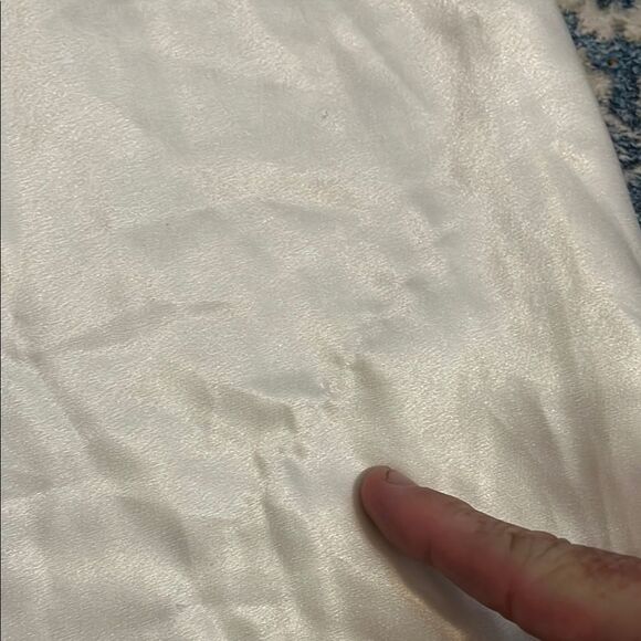 Vintage Elegant White Lace Trim Semi Sheer Chemise Nightgown Romantic Feminine - Picture 12 of 12